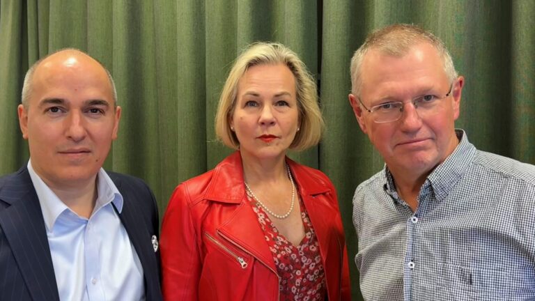 Pierre Sandberg, Tågföretagen, Anna Grönlund Sveriges Bussföretag och Johan Wadman, Svensk Kollektivtrafik